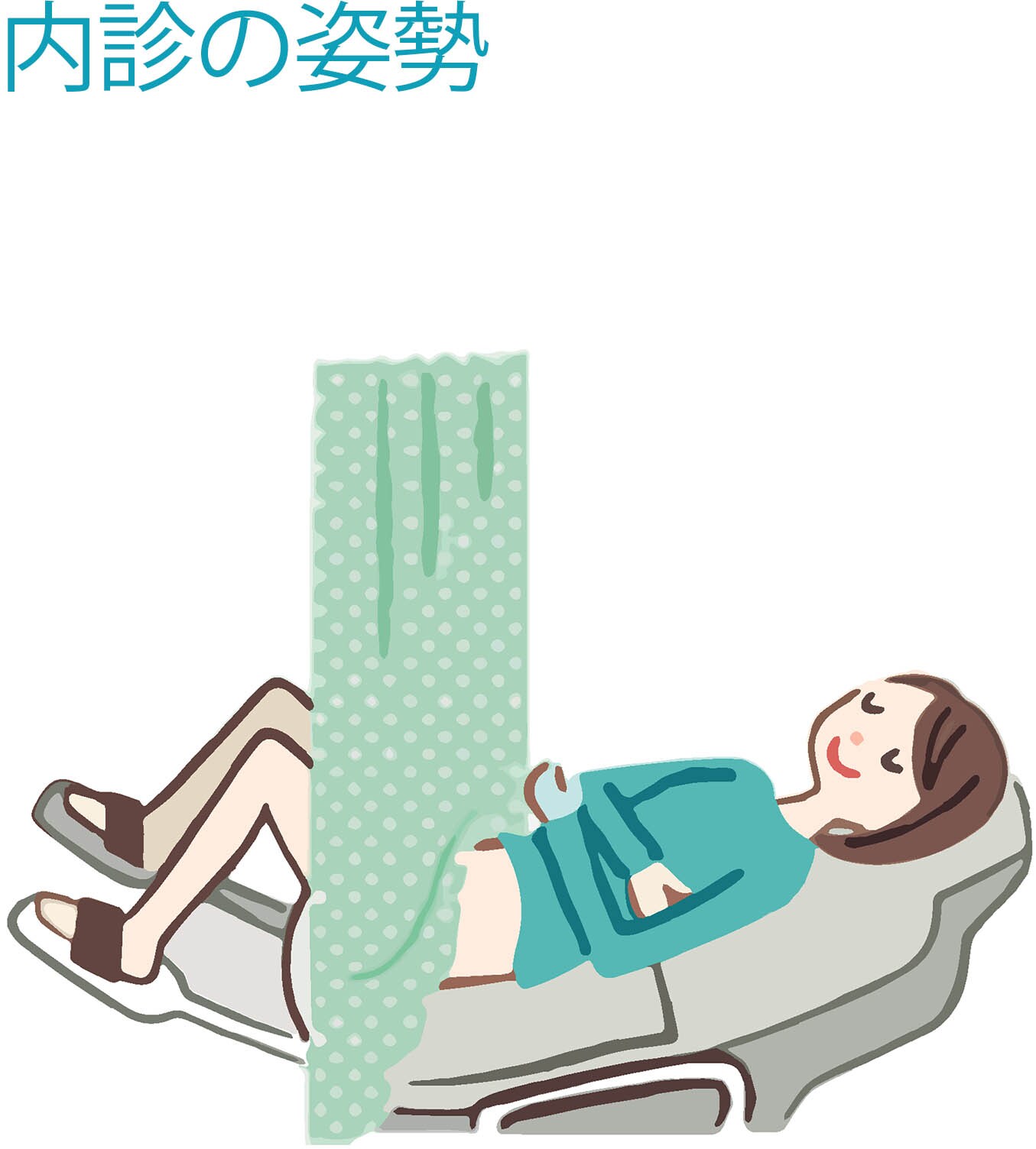 内診の姿勢