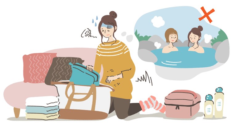 旅行中の生理がツラい・・・! お出かけを100%楽しむために知っておきたい生理痛のこと